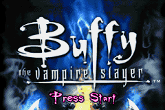 Buffy the Vampire Slayer - Wrath of the Darkhul King Title Screen